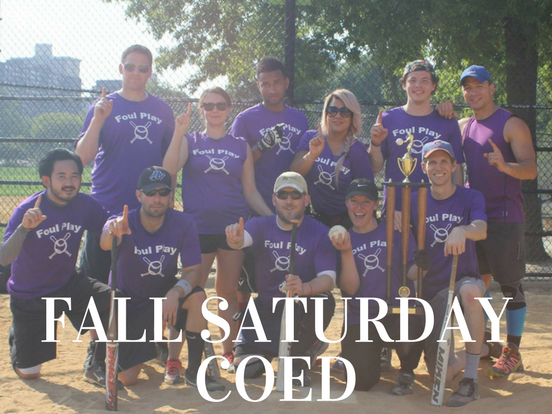 Fall – Saturday Coed League